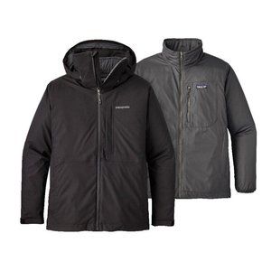Used Patagonia Men's 3-in-1 Snowshot Jacket Black BLK 31660FA19 Size Mens Small